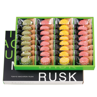 東京マカロンラスク 32個入(ストロベリー・レモン・ピスタチオ)