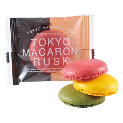 東京マカロンラスク 21個入(ストロベリー・レモン・ピスタチオ)